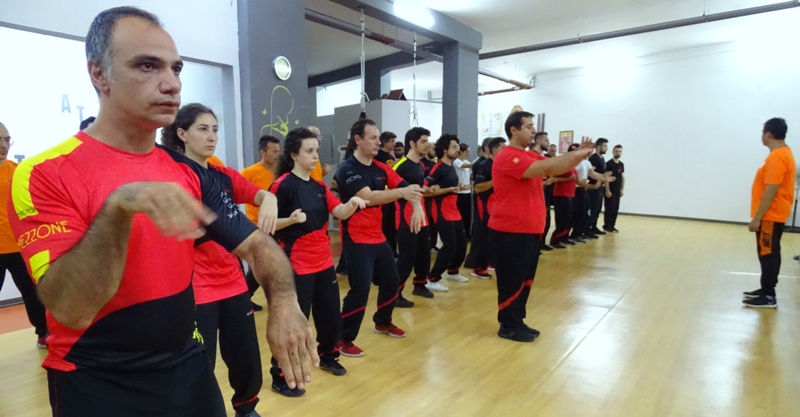 Kung Fu Academy di Sifu Mezzone Caserta Seminario di Weng Chun Tang Yik con GM Sunny So in Italia presso la scuola di arti marziali di wing chun e kung fu a Caserta (2)